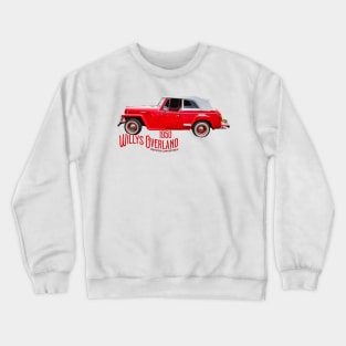 1950 Willys Overland Jeepster Convertible Crewneck Sweatshirt